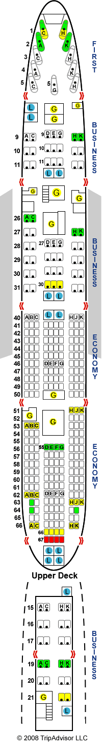 SeatGuru Seat Map Japan Airlines