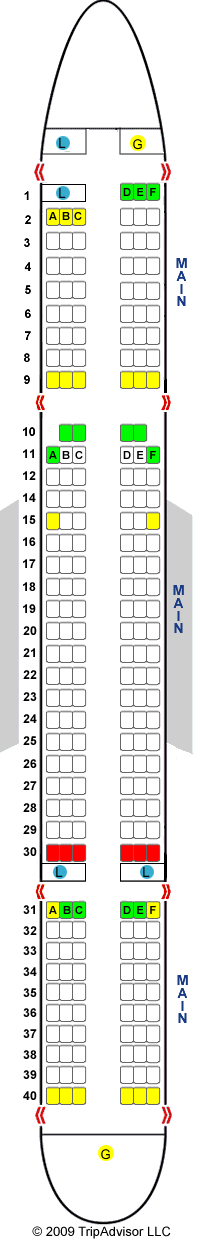 SeatGuru Seat Map Monarch