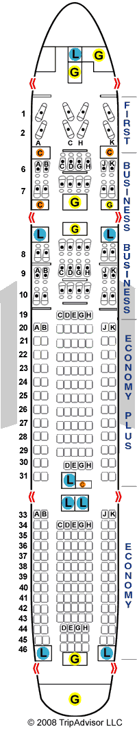 SeatGuru Seat Map United