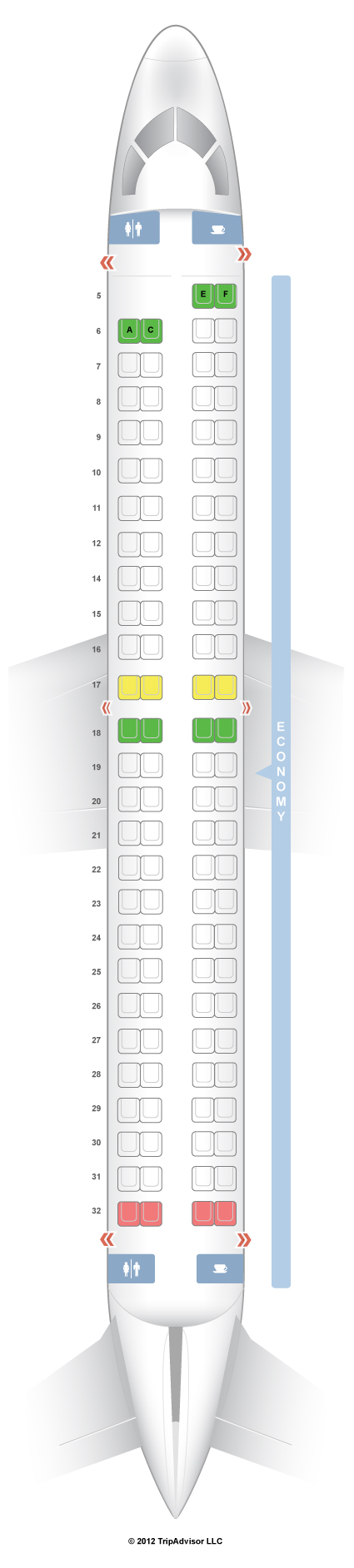 Seatguru Seat Map Copa Airlines Seatguru