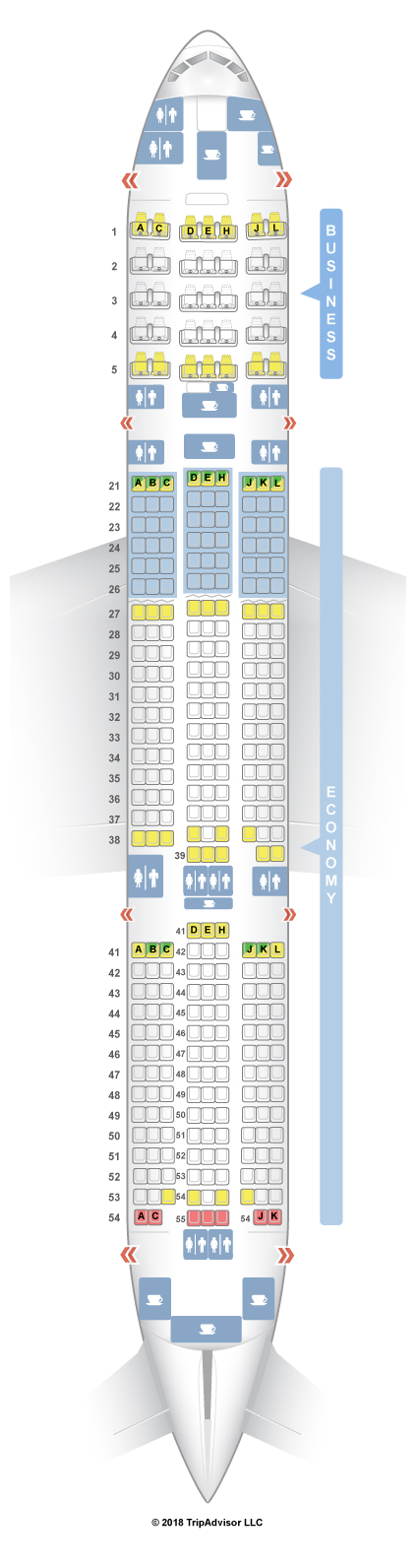 Seatguru Seat Map Pakistan International Airlines Seatguru