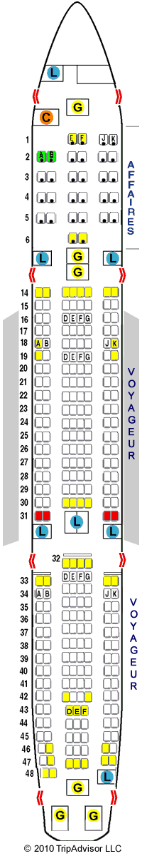 SeatGuru Seat Map Air France