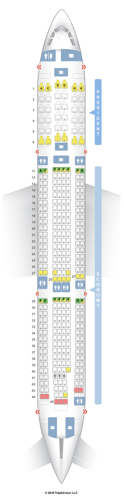 Seatguru Seat Map Aeroflot Seatguru