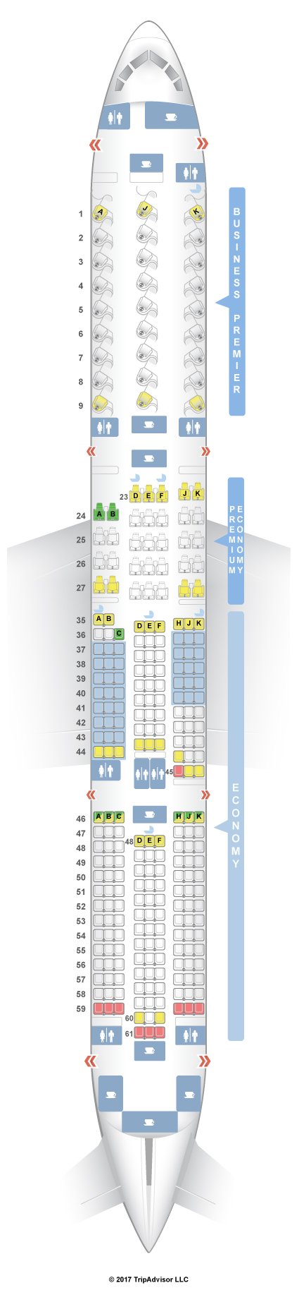 Seatguru Seat Map Air New Zealand Seatguru