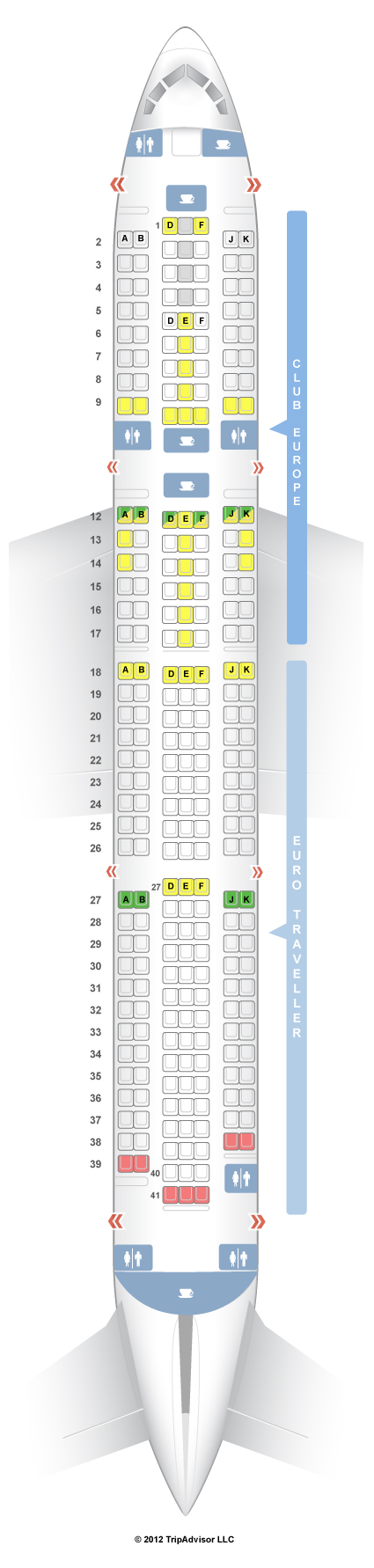 SeatGuru Seat Map British Airways