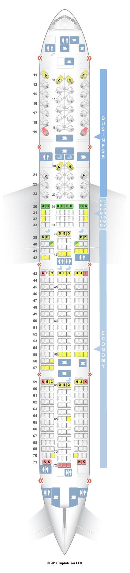 Seatguru Seat Map Cathay Pacific Seatguru