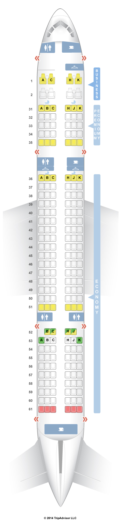 SeatGuru Seat Map China Southern