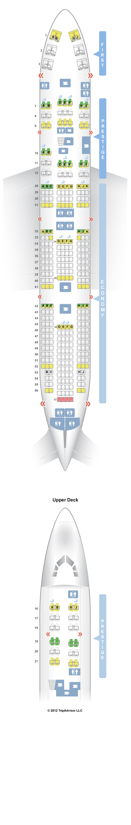 korean air bassinet seat