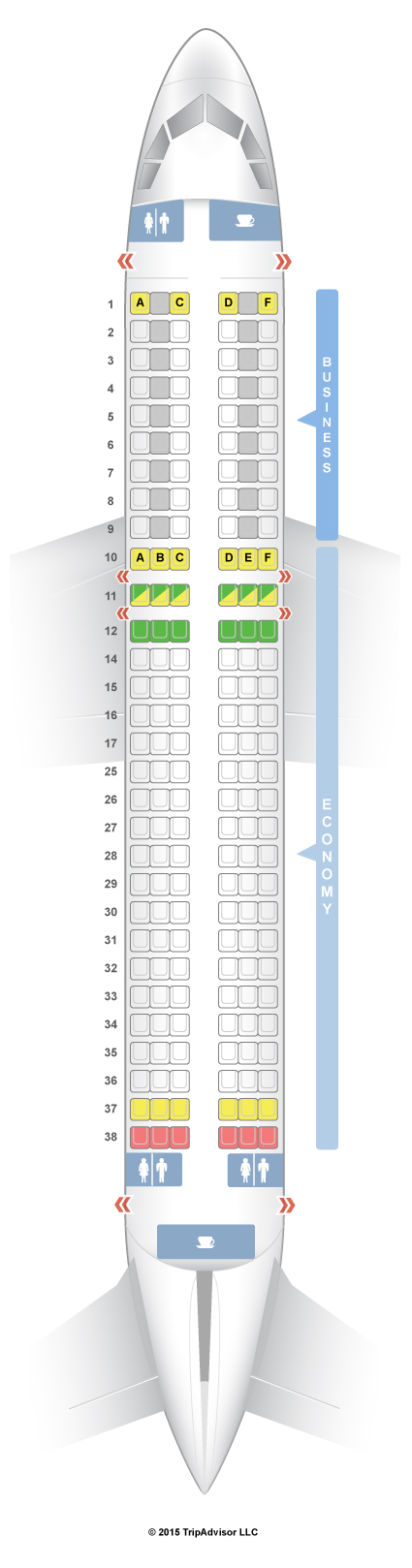 SeatGuru Seat Map SWISS