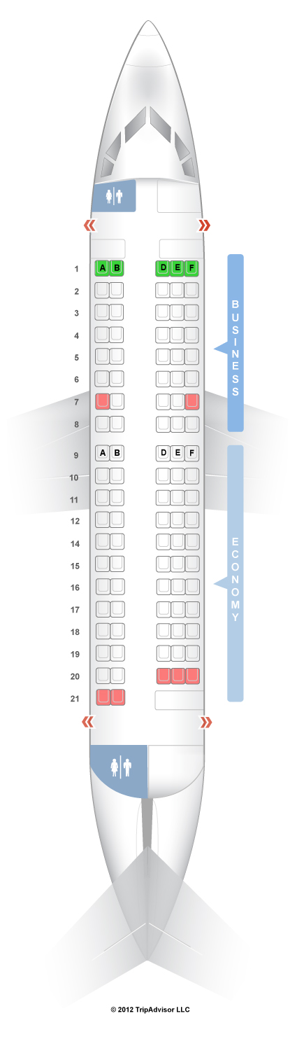 SeatGuru Seat Map SWISS