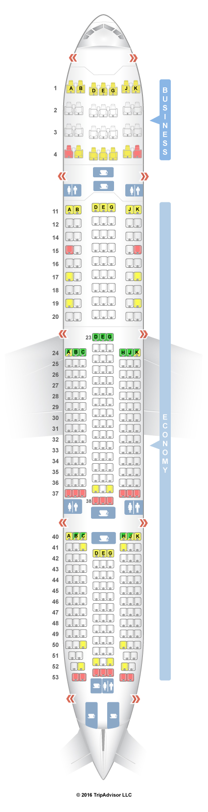 SeatGuru Seat Map Turkish Airlines