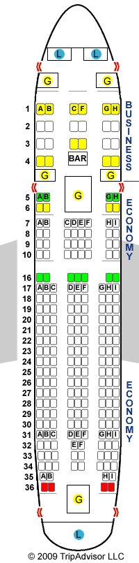 SeatGuru Seat Map Aeroflot