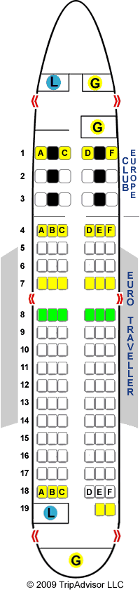 british airways seat assignments