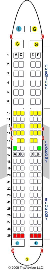 Seatguru Seat Map Jet Airways Boeing 737 800 73g V2 Images