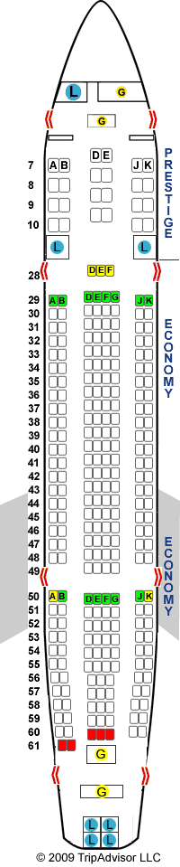 SeatGuru Seat Map Korean Air