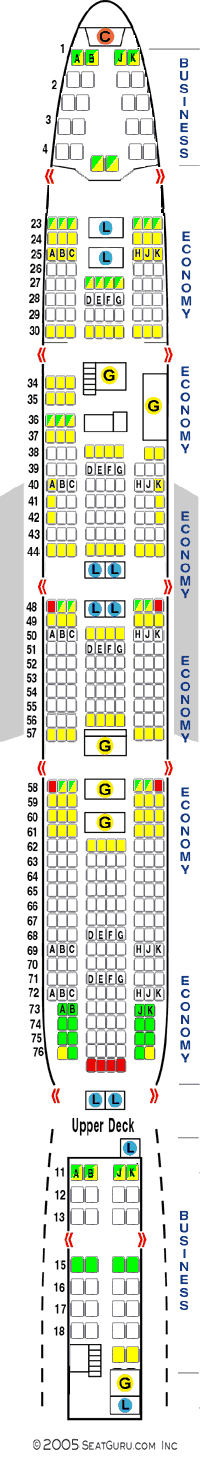 SeatGuru Seat Map Qantas