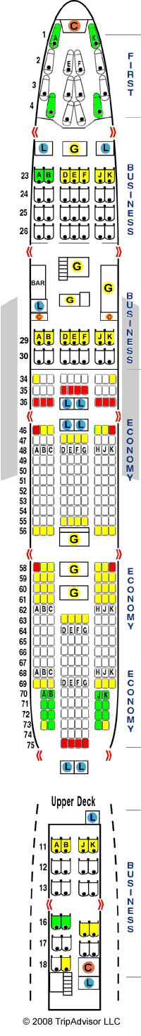 SeatGuru Seat Map Qantas