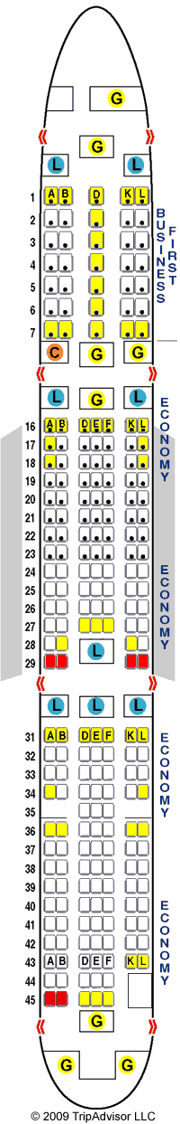 SeatGuru Seat Map United