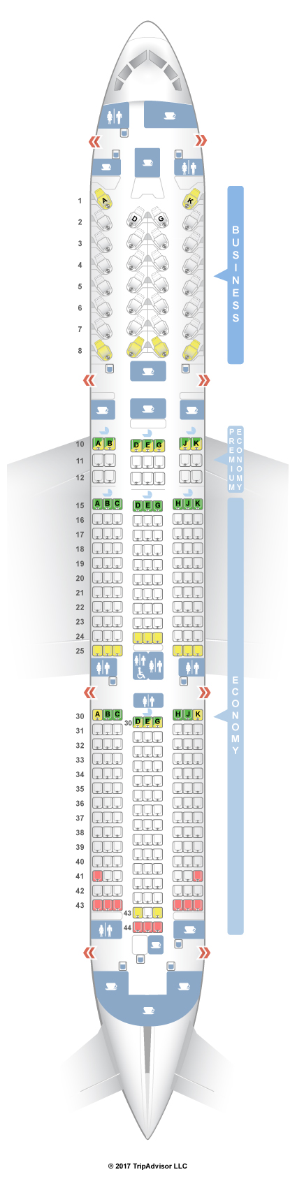 Seatguru Seat Map Air France Seatguru