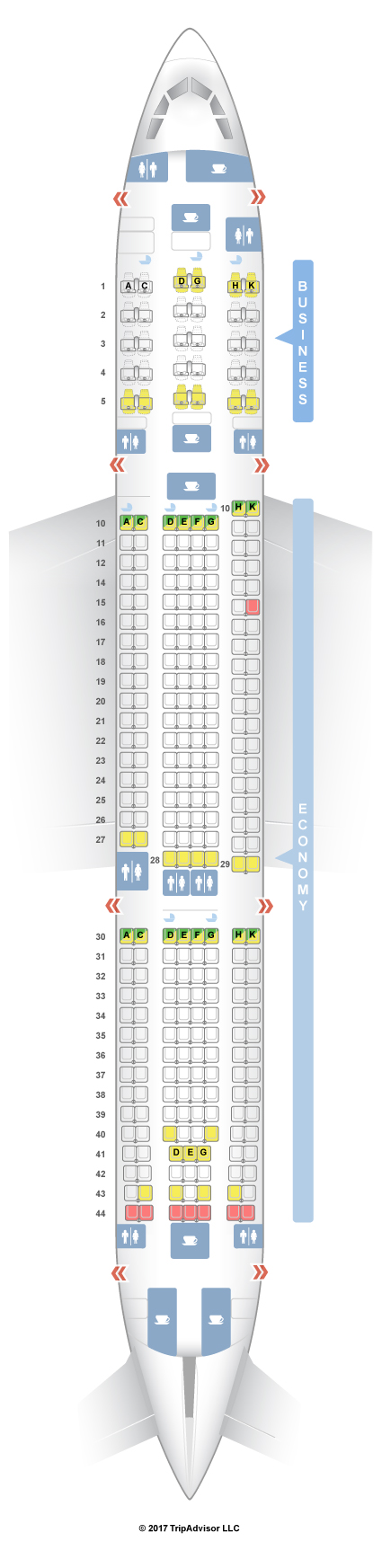 Seatguru Seat Map Asiana Seatguru