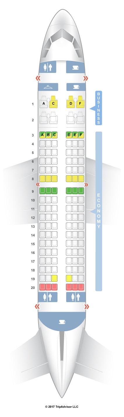 SeatGuru Seat Map Azerbaijan Hava Yollary