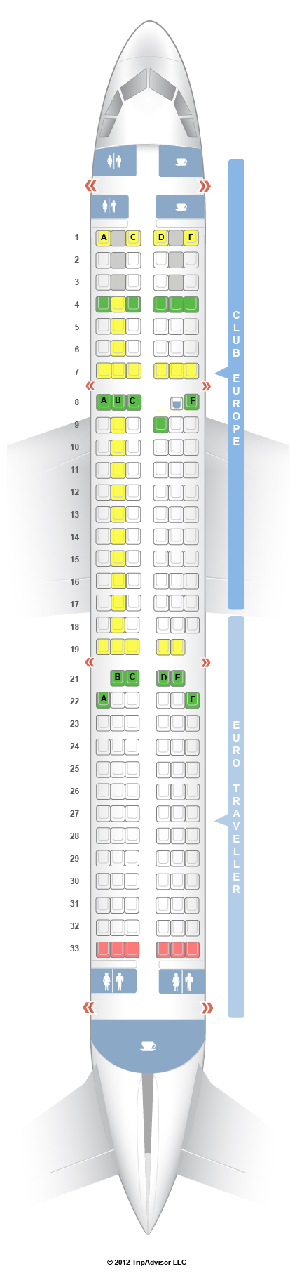 SeatGuru Seat Map British Airways