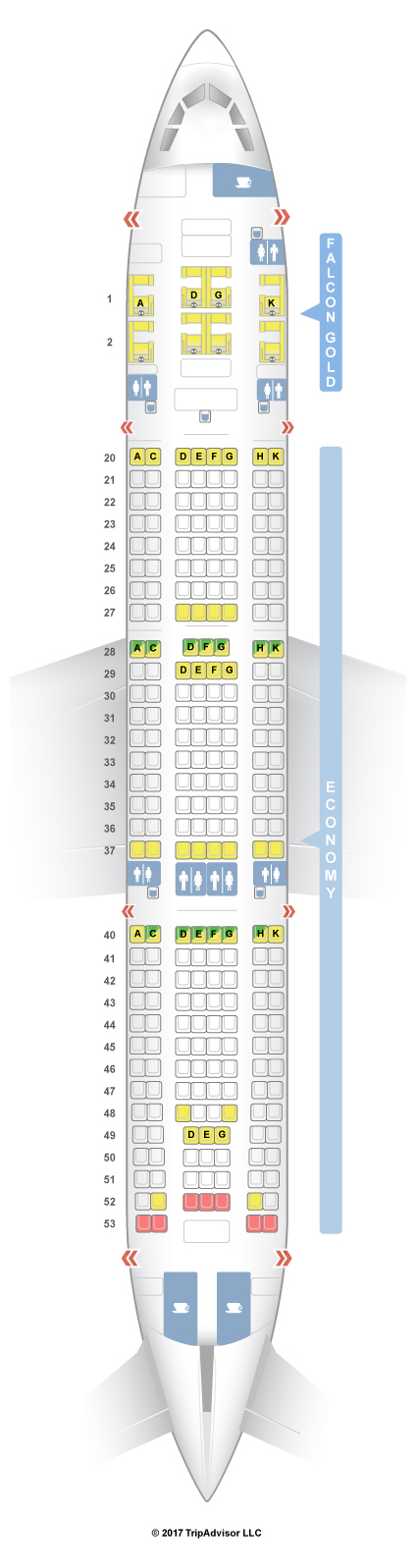 Seatguru Seat Map Gulf Air