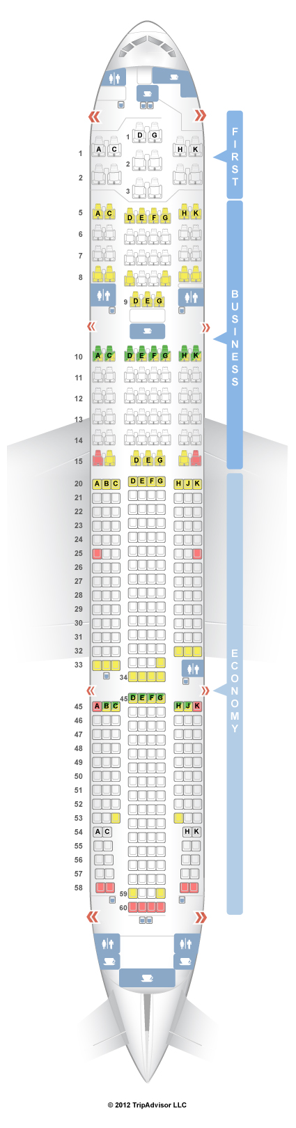 SeatGuru Seat Map Japan Airlines