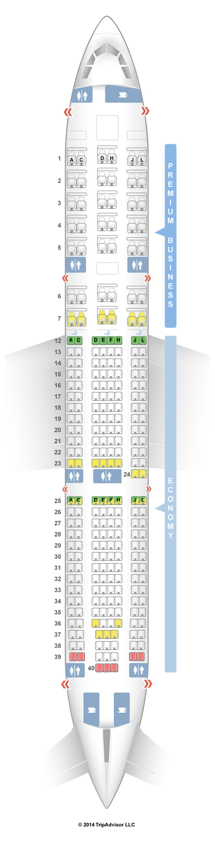 SeatGuru Seat Map LATAM