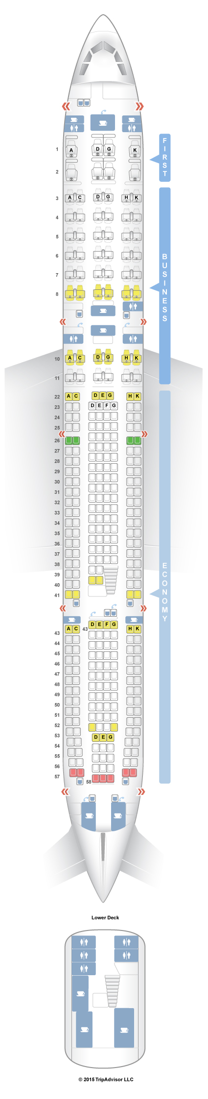 Seat Map And Seating Chart Lufthansa Airbus A Four Class Layout | My ...