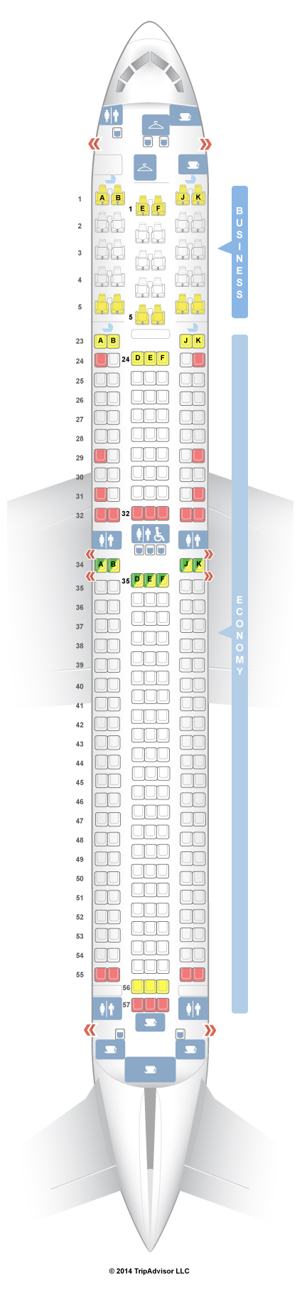 Seatguru Seat Map Qantas