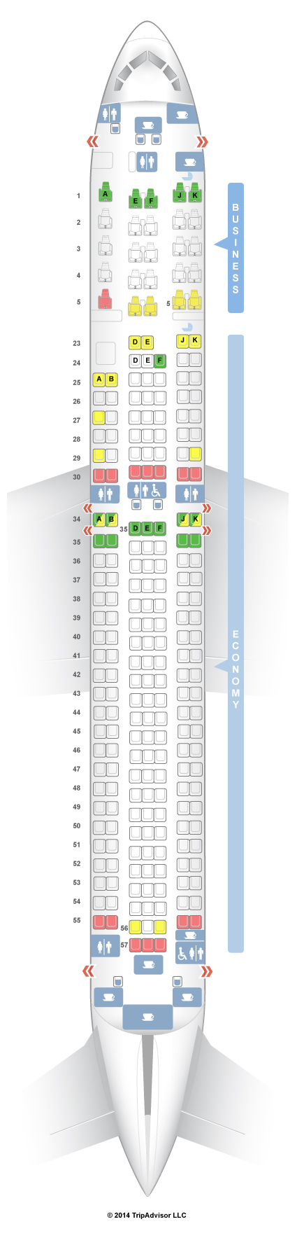 SeatGuru Seat Map Qantas