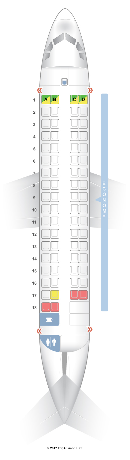 Atr 72 utair схема салона