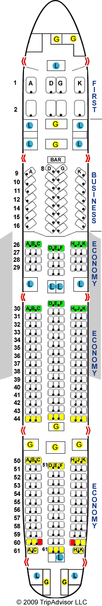 SeatGuru Seat Map Gulf Air