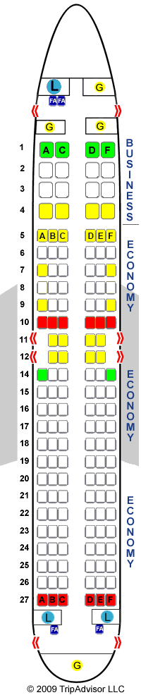 SeatGuru Seat Map Malaysia Airlines