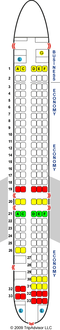 SeatGuru Seat Map SAS