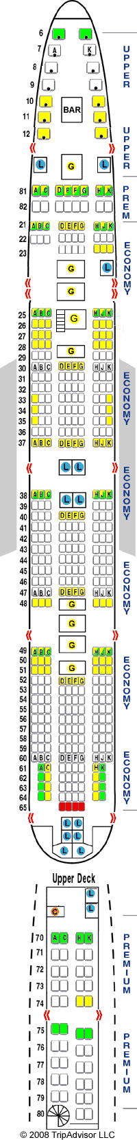 SeatGuru Seat Map Virgin Atlantic - Virgin Atlantic Airways Boeing 747 400 2 