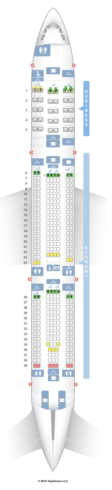 SeatGuru Seat Map Air China