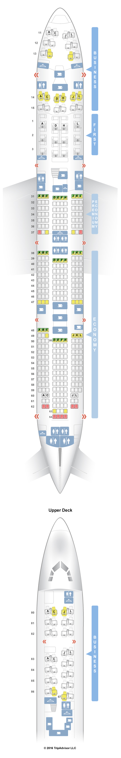 Lufthansa 747 Seat Map Seatguru Seat Map Air China - Seatguru