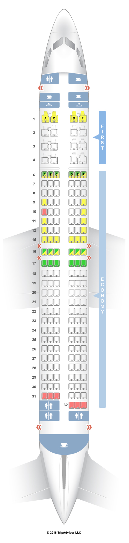 Seatguru Seat Map Alaska Airlines