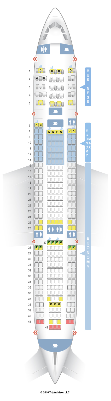 SeatGuru Seat Map Edelweiss Air