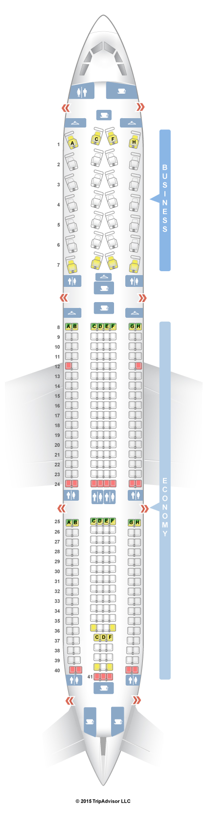 Us Airways Seat Map Seatguru Seat Map Us Airways - Seatguru