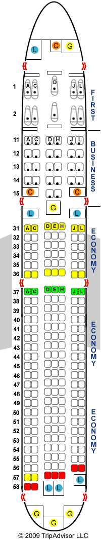 SeatGuru Seat Map Air China