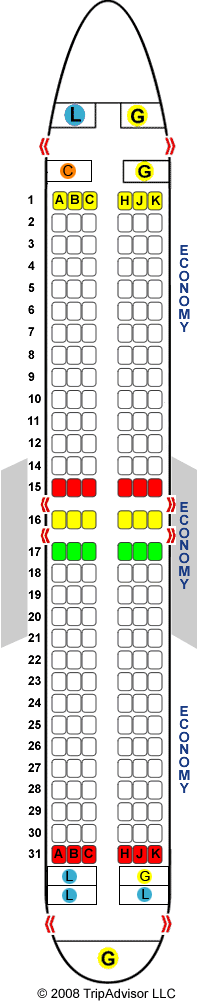 SeatGuru Seat Map China Airlines