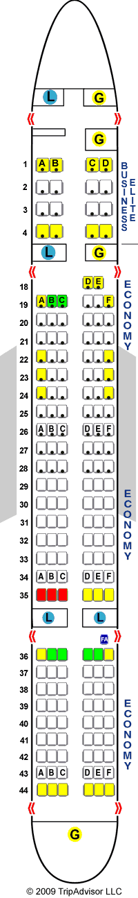 SeatGuru Seat Map Delta