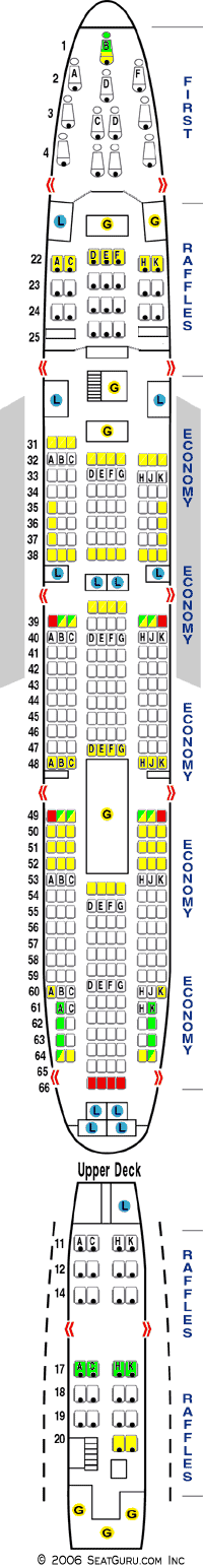 Singapore A350 Seat Map Seatguru Seat Map Singapore Airlines