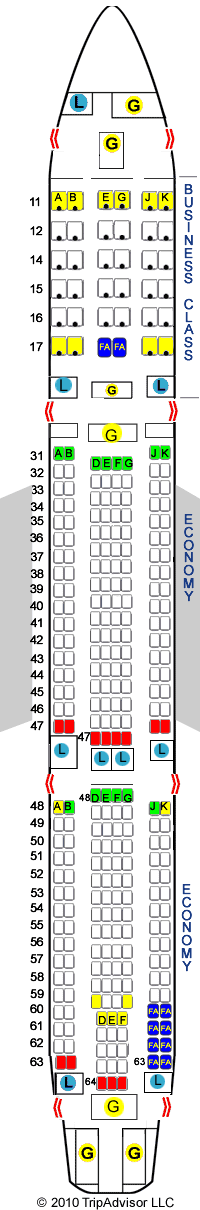 SeatGuru Seat Map THAI