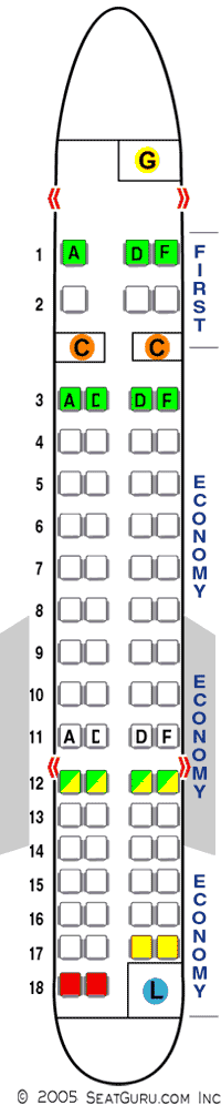 SeatGuru Seat Map United