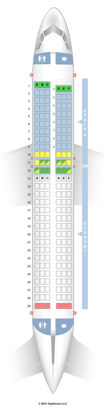 Airbus A320 Best Seats Seatguru Seat Map Air New Zealand - Seatguru