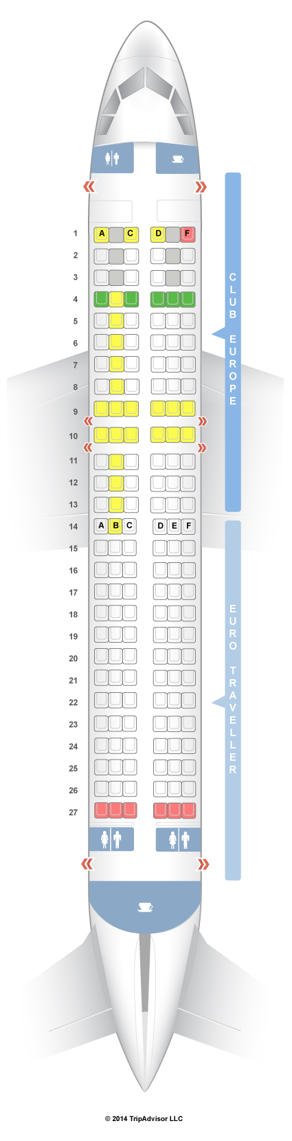 Seatguru British Airways A320 Seatguru Seat Map British Airways - Seatguru